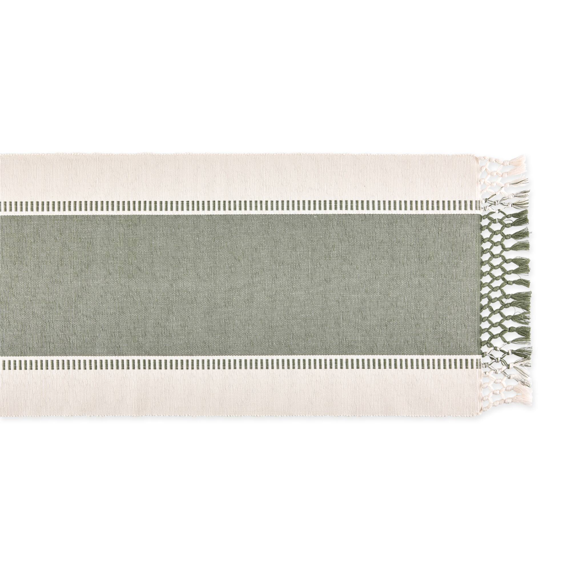 DII® 108" Dobby Stripe Table Runner